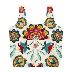 Baatik Print  Full Print Recycle Bag (l) by designsbymallika