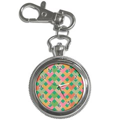 Abstract Seamlesspattern Graphic Lines Vintage Background Grunge Pattern Colorful Key Chain Watches by Vaneshart