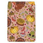Thanksgiving Pattern Removable Flap Cover (L) Front