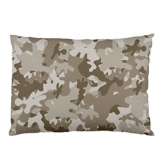 Tan Army Camouflage Pillow Case (two Sides) by mccallacoulture