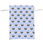 Alien Pattern  Lightweight Drawstring Pouch (XL) Front