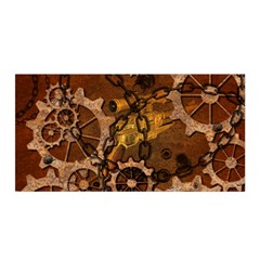Steampunk Patter With Gears Satin Wrap by FantasyWorld7