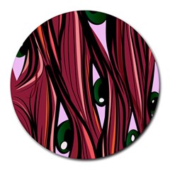 One Eyes Monster Round Mousepads by EvgeniaEsenina