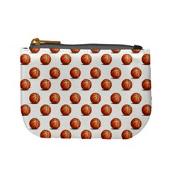 Orange Basketballs Mini Coin Purse by mccallacoulturesports