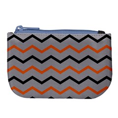 Basketball Thin Chevron Large Coin Purse by mccallacoulturesports