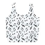 music pattern Full Print Recycle Bag (L) Front