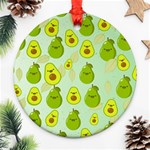 avocado love Ornament (Round) Front