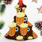 Drink Christmas Tree Ornament (Two Sides) Back