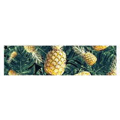 Pattern Ananas Tropical Satin Scarf (oblong) by kcreatif