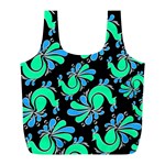 PEACOCK PATTERN Full Print Recycle Bag (L) Front