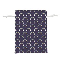 Pattern Arc En Ciel/nuages Lightweight Drawstring Pouch (m) by kcreatif
