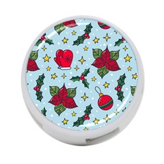 Colorful Funny Christmas Pattern 4-port Usb Hub (one Side) by Vaneshart