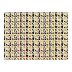 Chrix Pat Beige Double Sided Flano Blanket (mini)  by snowwhitegirl
