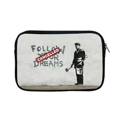 Banksy Graffiti Original Quote Follow Your Dreams Cancelled Cynical With Painter Apple Ipad Mini Zipper Cases by snek