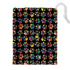 Paws Drawstring Pouch (5xl) by ArtworkByPatrick