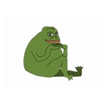 Groyper Pepe The Frog original funny Kekistan meme  Double Sided Flano Blanket (Mini)  35 x27  Blanket Front