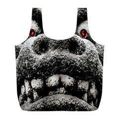 Monster Sculpture Extreme Close Up Illustration 2 Full Print Recycle Bag (l) by dflcprintsclothing