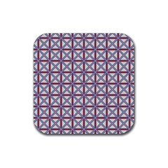 Df Donos Grid Rubber Coaster (square)  by deformigo