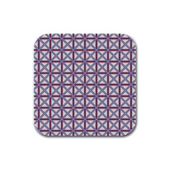 Df Donos Grid Rubber Square Coaster (4 Pack)  by deformigo