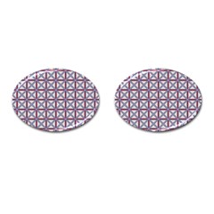 Df Donos Grid Cufflinks (oval) by deformigo