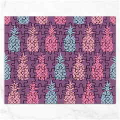 Pineapple Wallpaper Pattern 1462307008mhe Rectangular Jigsaw Puzzl by Sobalvarro