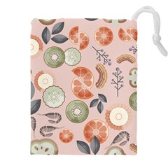 Hygge Seamless Pattern Drawstring Pouch (5xl) by Vaneshart