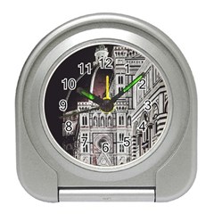 Santa Maria Del Fiore  Cathedral At Night, Florence Italy Travel Alarm Clock by dflcprints