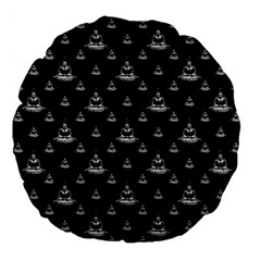 Buddhism Motif Print Pattern Design Large 18  Premium Round Cushions by dflcprintsclothing