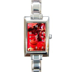 Christmas Tree  1 4 Rectangle Italian Charm Watch by bestdesignintheworld