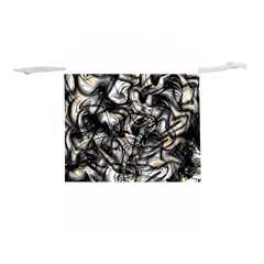 Marble Texture Lightweight Drawstring Pouch (m) by letsbeflawed