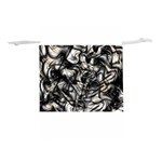 Marble Texture Lightweight Drawstring Pouch (M) Front