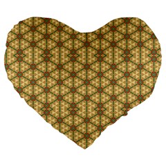 Berenice Large 19  Premium Heart Shape Cushions by deformigo