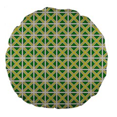 Thrillium Large 18  Premium Flano Round Cushions by deformigo