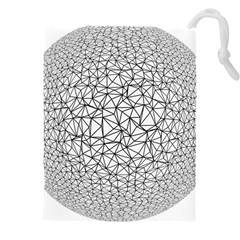 Triangle Poly Low Poly Background Drawstring Pouch (5xl) by Vaneshart