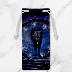 Awesome Wolf In The Gate Jewelry Bag by FantasyWorld7