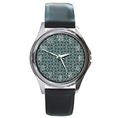 Pattern1 Round Metal Watch by Sobalvarro