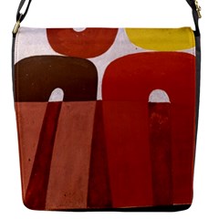 Sophie Taeuber Arp, Composition À Motifs D arceaux Ou Composition Horizontale Verticale Flap Closure Messenger Bag (s) by Sobalvarro