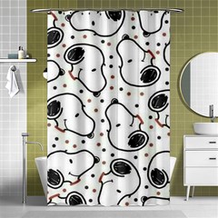 Dog Pattern Shower Curtain 48  X 72  (small)  by Wegoenart