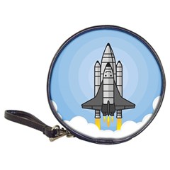 Rocket Shuttle Spaceship Science Classic 20-cd Wallets by Wegoenart