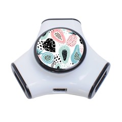 Seamless Pattern With Fruits 3-port Usb Hub by Nexatart