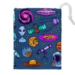 Space Sketch Set Colored Drawstring Pouch (5XL) Front