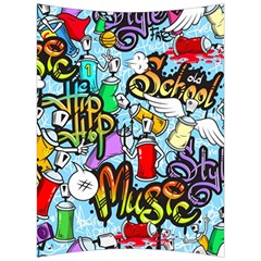 Graffiti Characters Seamless Patternm Back Support Cushion by Nexatart