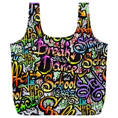Graffiti Word Seamless Pattern Full Print Recycle Bag (xl) by Nexatart
