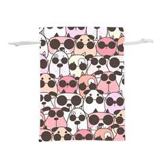 Cute Dog Seamless Pattern Background Lightweight Drawstring Pouch (m) by Vaneshart
