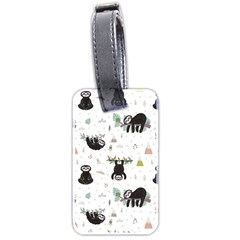 Cute Sloths Luggage Tag (two Sides) by Sobalvarro