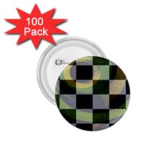 Circle Checks 1 75  Buttons (100 Pack)  by Sparkle