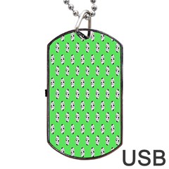 Knotty Ball Dog Tag Usb Flash (one Side) by Sparkle