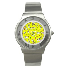Pattern Unicorns Mermaids Horses Girlish Things Stainless Steel Watch by Wegoenart