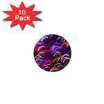 Fractal Rings 1  Mini Buttons (10 pack)  Front