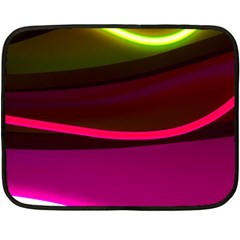 Neon Wonder Fleece Blanket (mini) by essentialimage